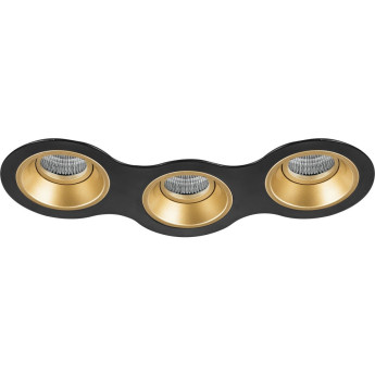 Комплект из светильников и рамки LIGHTSTAR Domino D637030303