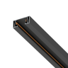 Трек 2-контактный без стыковочного паза LIGHTSTAR 502028-P BARRA 2м, ЧЕРНЫЙ